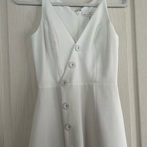 Dress the Population - white asymmetrical dress - Sz XS